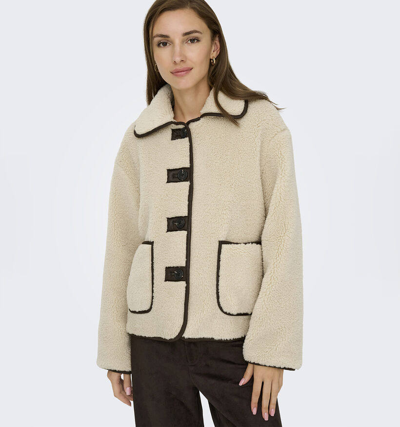 JDY Noella Manteaux courts en Beige pour femmes (378332)