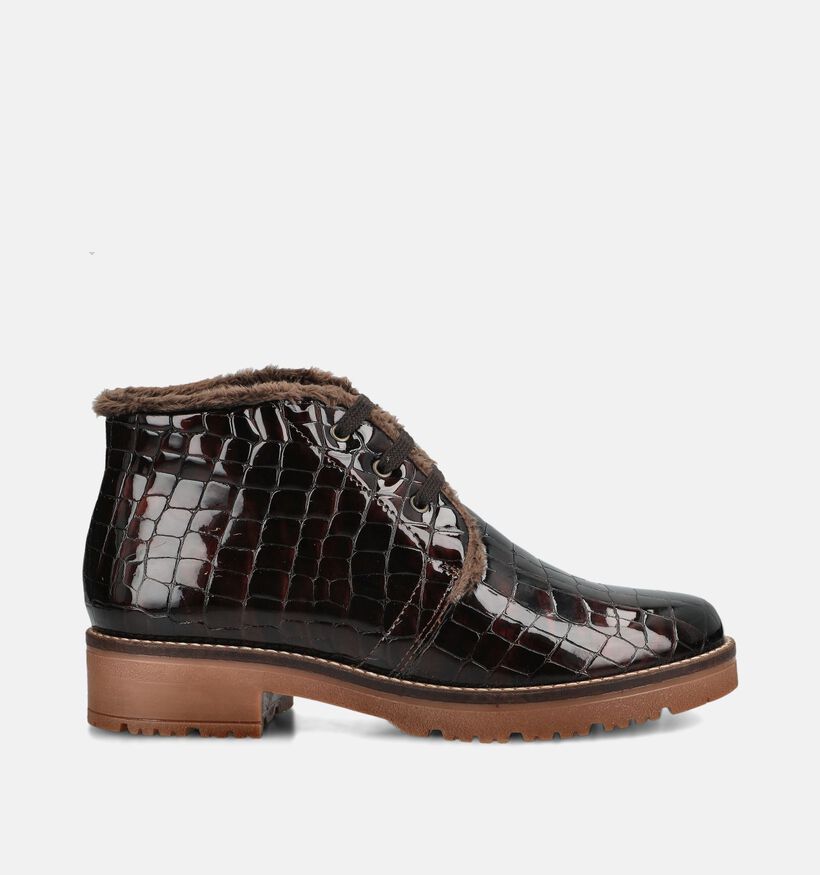 Pitillos Bruine Boots met Veter voor dames (379728) - geschikt voor steunzolen