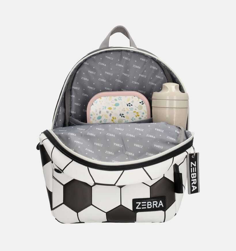 ZEBRA Soccer Sac à dos en Blanc/Noir pour garçons (365079)