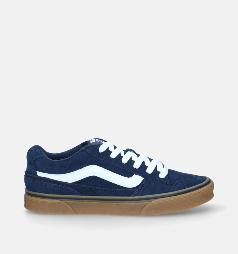 Vans Caldrone Baskets de skate en Bleu pour hommes (337011)