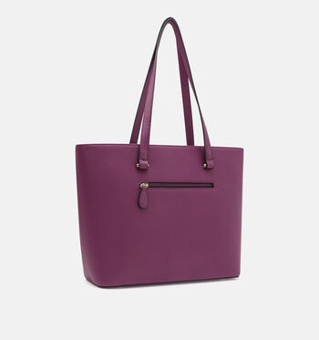 L.Credi Shoppers Zwart/Paars