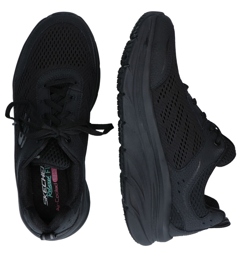 Skechers D'Lux Walker Baskets en Noir pour femmes (295685)