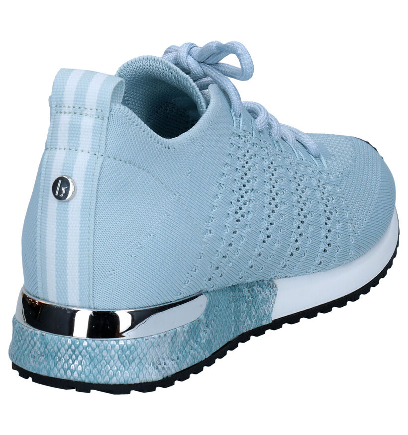 La Strada Roze Veterschoenen in stof (289551)