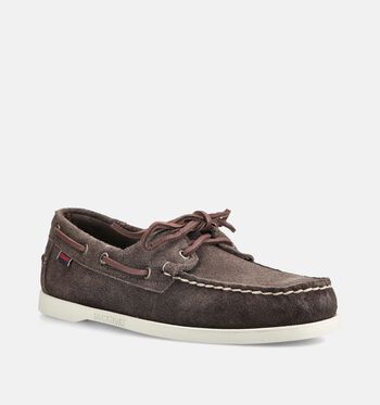 Sebago Docksides Lage schoenen Bruin/Groen