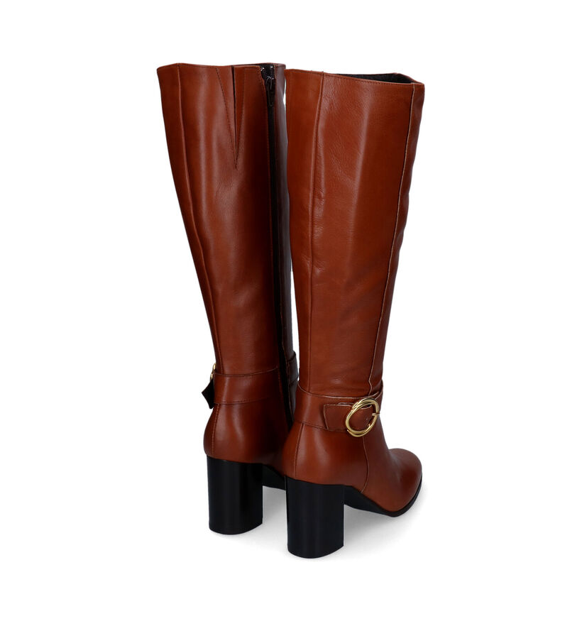 Signatur Bottes hautes en Cognac pour femmes (314662)