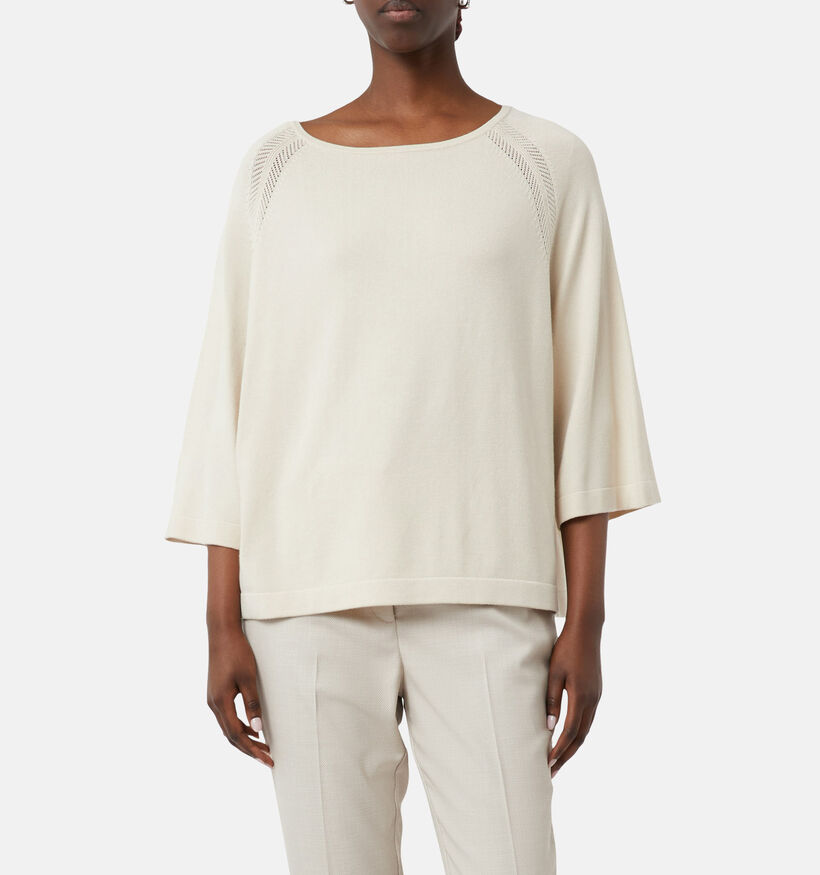 comma Ecru Blouse Halflange Mouwen voor dames (364455)