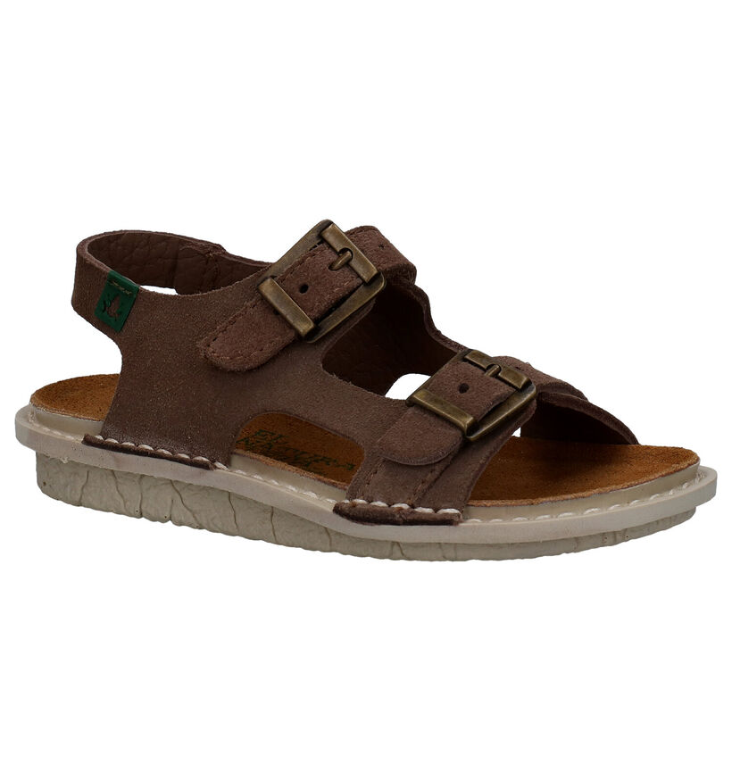 El Naturalista Recyclus Gele Sandalen in nubuck (284413)