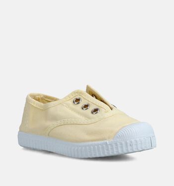 Cienta Sneakers Geel/Beige/Blauw