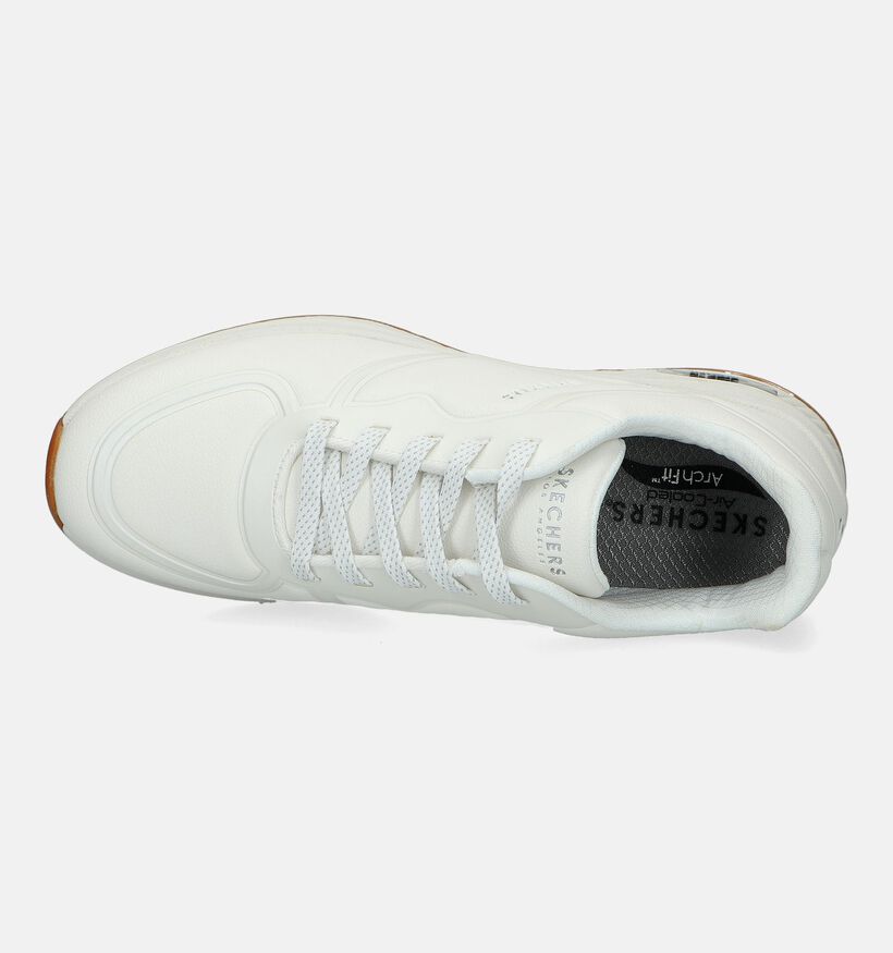 Skechers Arch Fit S-Miles Witte Sneakers voor dames (334196) - geschikt voor steunzolen