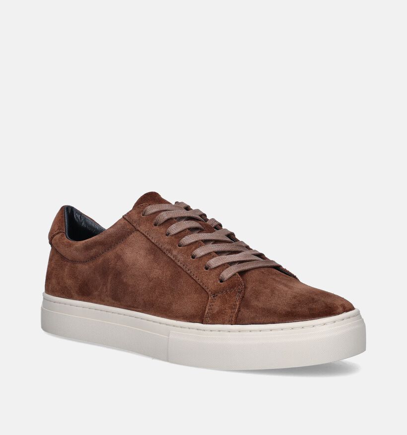 Vagabond Paul 2.0 Cognac Veterschoenen voor heren (350525) - geschikt voor steunzolen