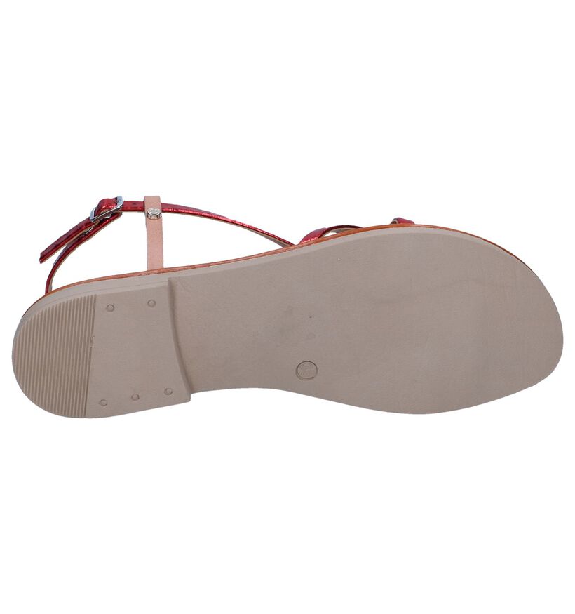 Oranje Sandalen Scapa in leer (246109)