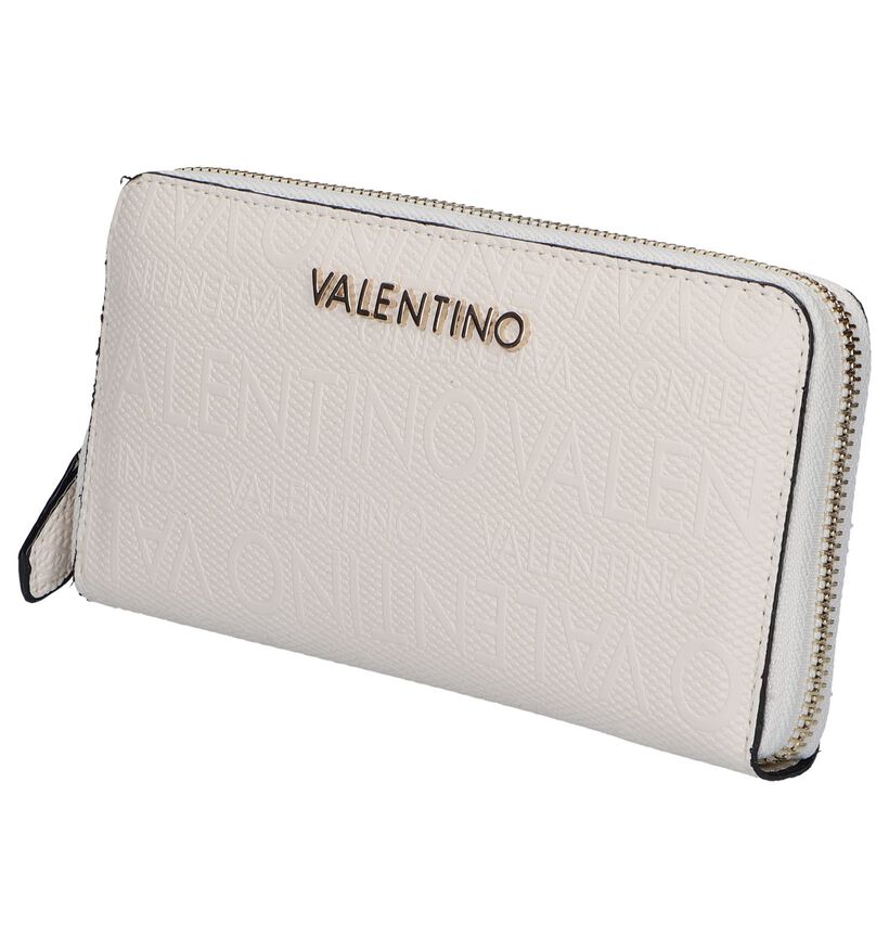Beige Ritsportemonnee Valentino Handbags Dory in kunstleer (248403)