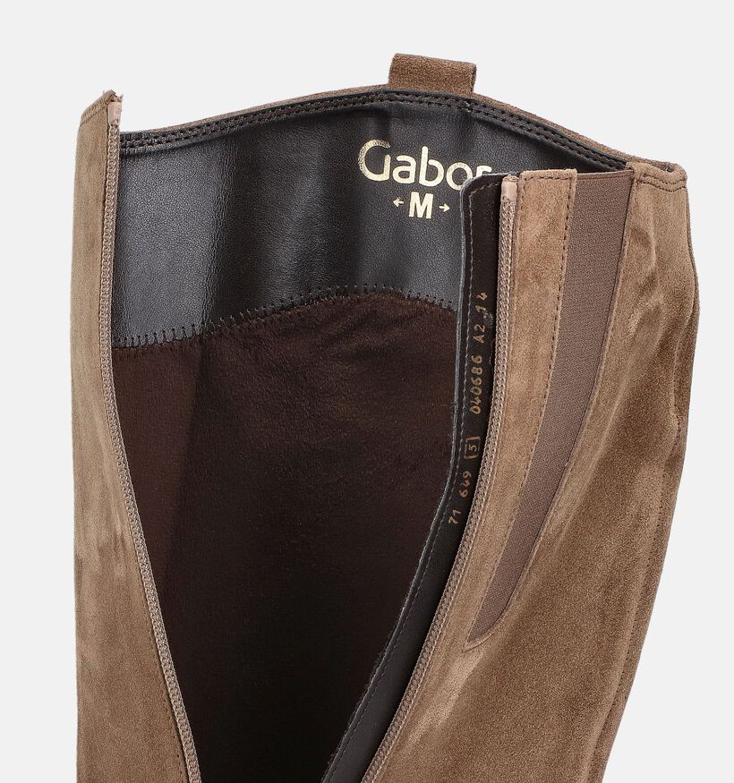 Gabor Bruine Laarzen voor dames (363098) - geschikt voor steunzolen