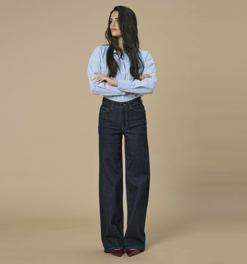 JDY Felina L30 Straight leg jeans en Bleu pour femmes (359987)