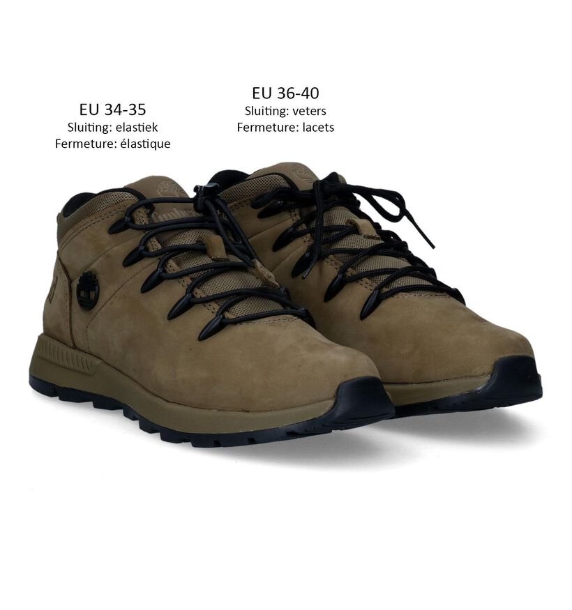 Timberland Sprint Tracker Kaki Boots voor jongens (313049) - geschikt voor steunzolen