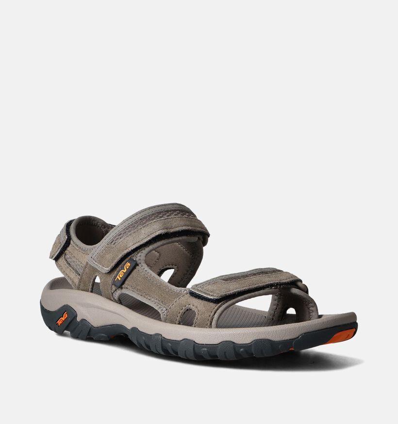 Teva Hudson Sandales de marche en Taupe pour hommes (354635)