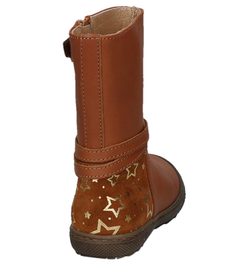 Lunella Bottes basses en Cognac en cuir (223028)