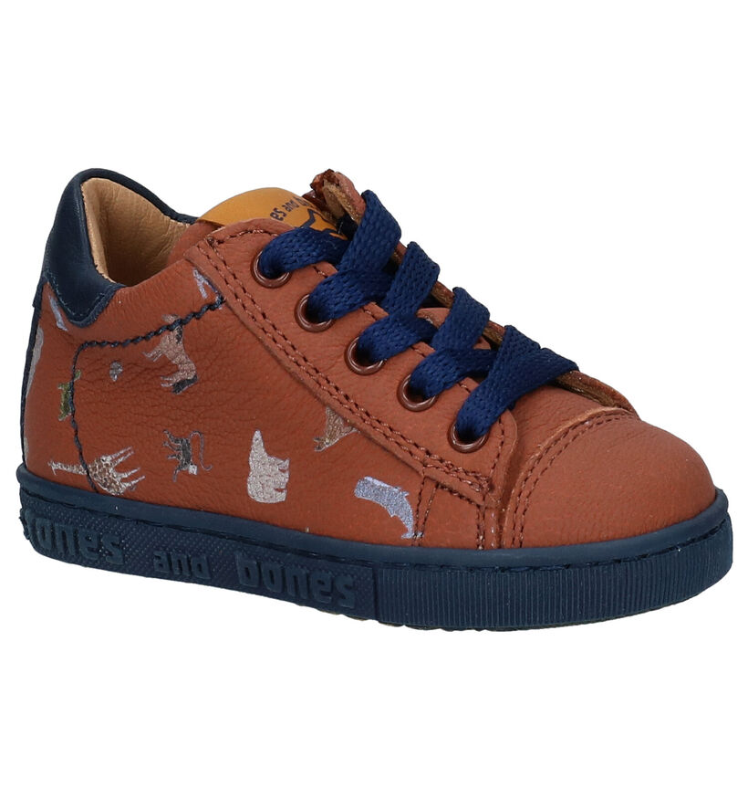 STONES and BONES Crip Chaussures hautes en Bleu pour garçons (304061) - pour semelles orthopédiques