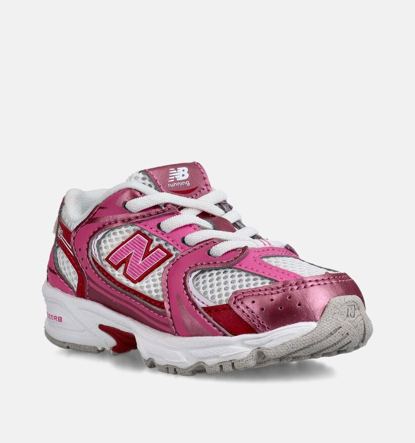 New Balance I530 Baskets basses en Rose pour filles (366204) - pour semelles orthop&eacute;diques