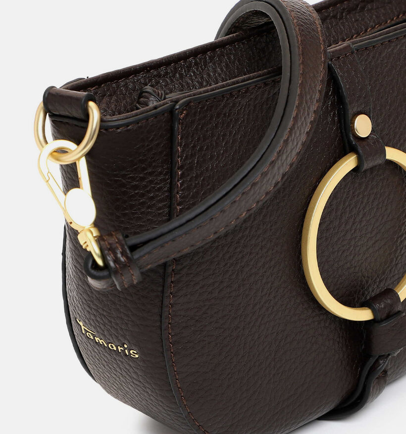 Tamaris Maischa Donkerbruine Crossbodytas voor dames (378723)