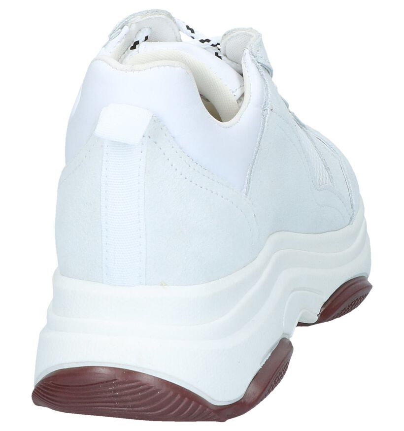 Witte Nineties Sneakers Youh! in leer (251375)