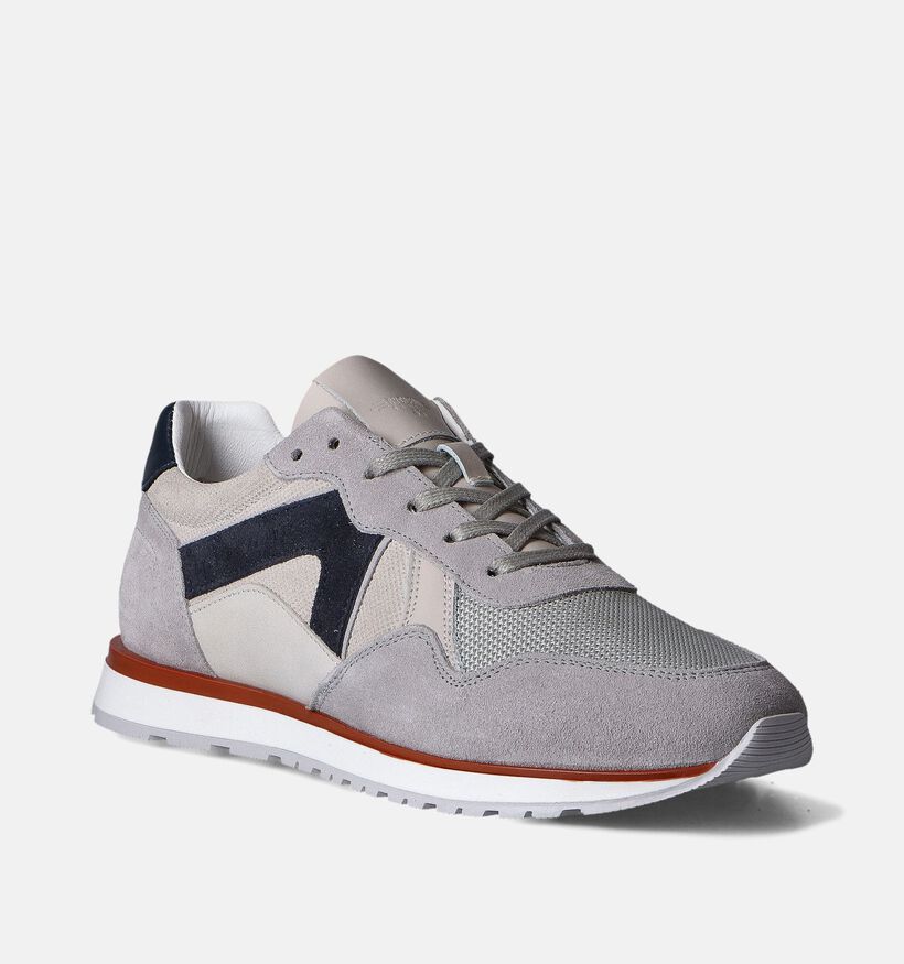 Cycleur de Luxe Campy Grijze Veterschoenen voor heren (355219) - geschikt voor steunzolen