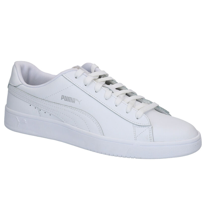 Puma Court Breaker Witte Sneakers in leer (265747)