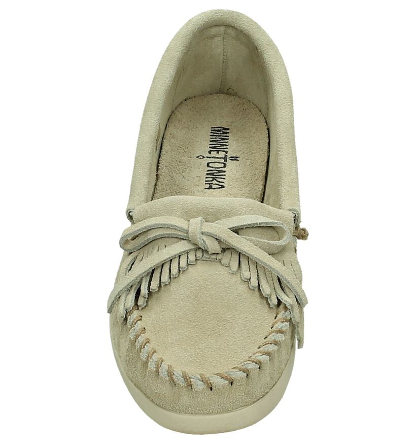 Minnetonka Newport Beige Mocassins, , pdp