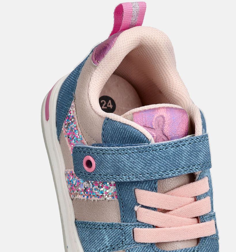 Milo & Mila Roze/Blauwe Sneakers voor meisjes (370880)