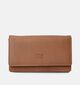 Crinkles Cognac Overslagportemonnee voor dames (358088)