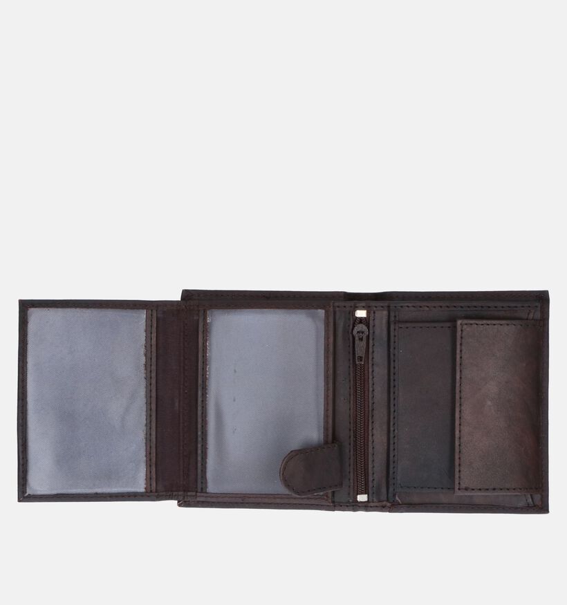 Euro-Leather Portefeuille en Noir pour hommes (353559)