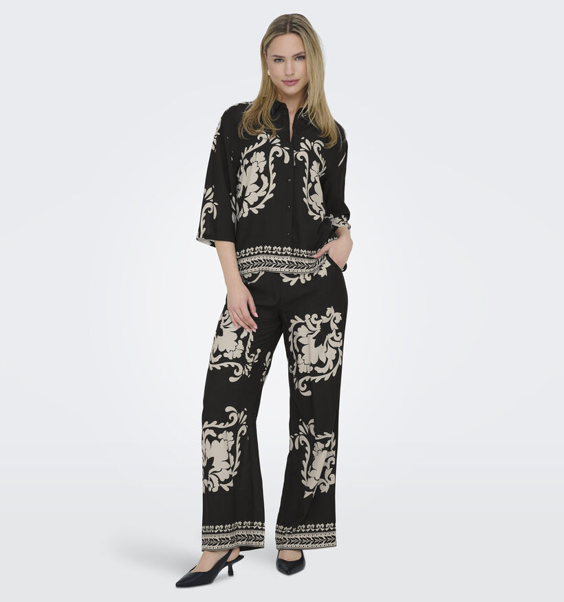 JDY Blouse met Halflange Mouwen Zwart voor dames (359080)
