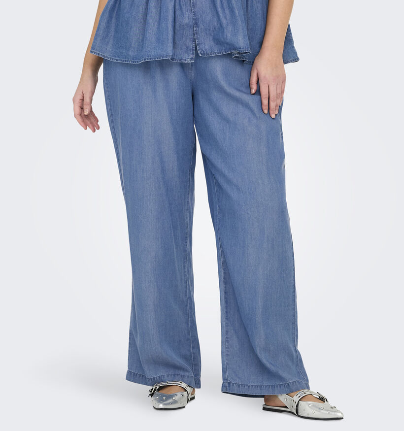 ONLY Carmakoma Charis Blauwe Wijde broek L32 voor dames (351434)