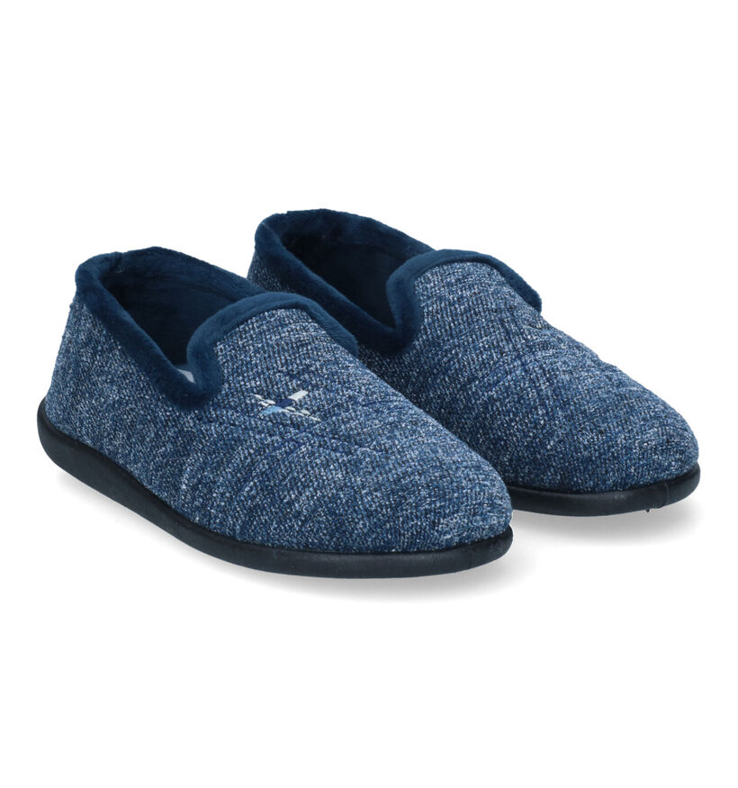 Milo & Mila Blauwe Gesloten pantoffels voor jongens (332280)
