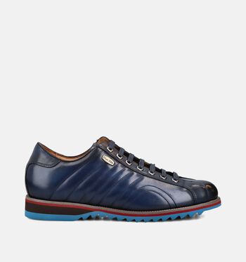 Enzo Vita Low Sneakers Bruin/Blauw