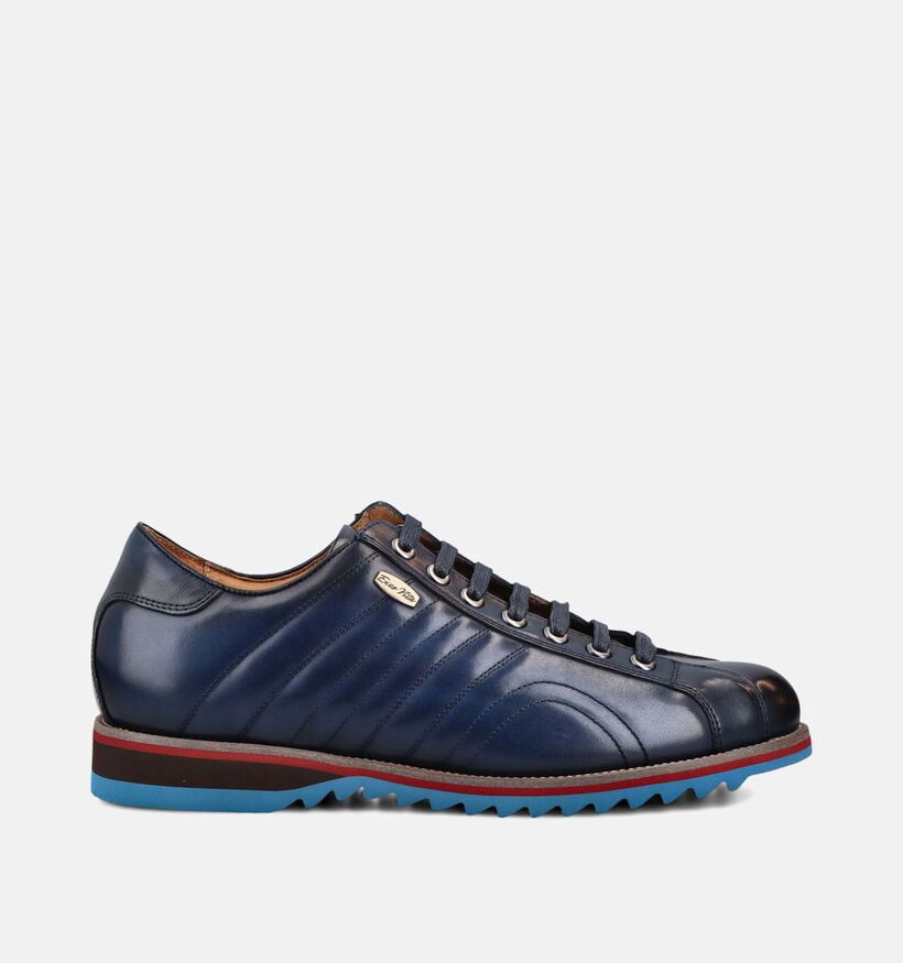 Enzo Vita Achille 11 Chaussures plates en Bleu fonc&eacute; pour hommes (382291) - pour semelles orthop&eacute;diques