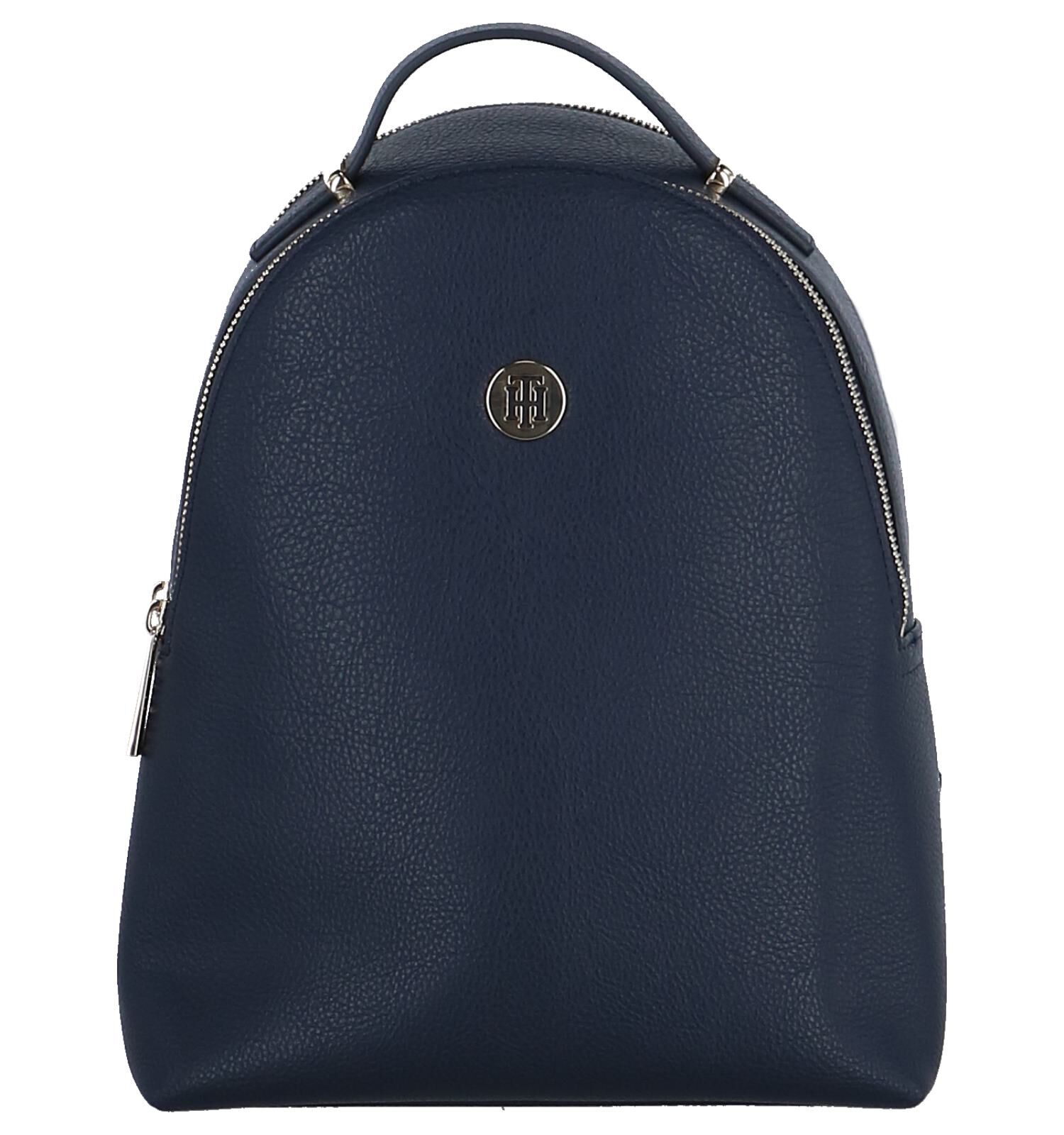 Donkerblauwe Damesrugzak Tommy Hilfiger TH Core Mini Backpack Dames Rugzakken Online op TORFS.BE