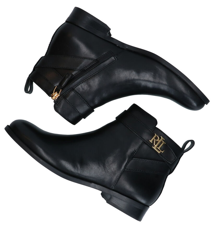 Lauren Ralph Lauren Bonne Bottillons en Noir en cuir (278180)