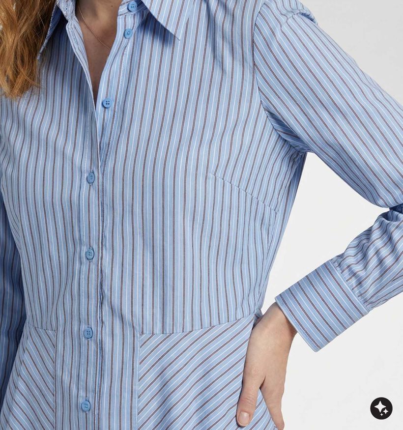 Vero Moda Zima Blouse en Bleu pour femmes (379699)