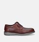 Bullboxer Cognac Veterschoenen voor heren (358648) - geschikt voor steunzolen