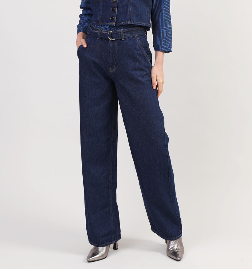 Vila Pora Blauwe Wide leg jeans L32 voor dames (349449)