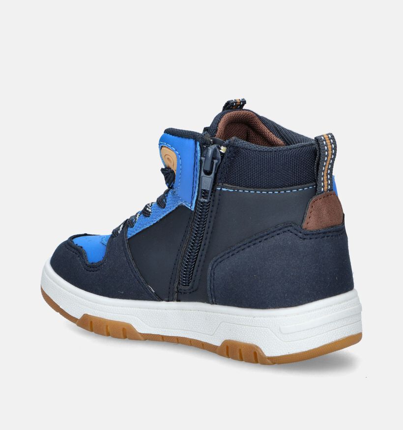 Milo & Mila Blauwe Hoge schoenen voor jongens (347112)