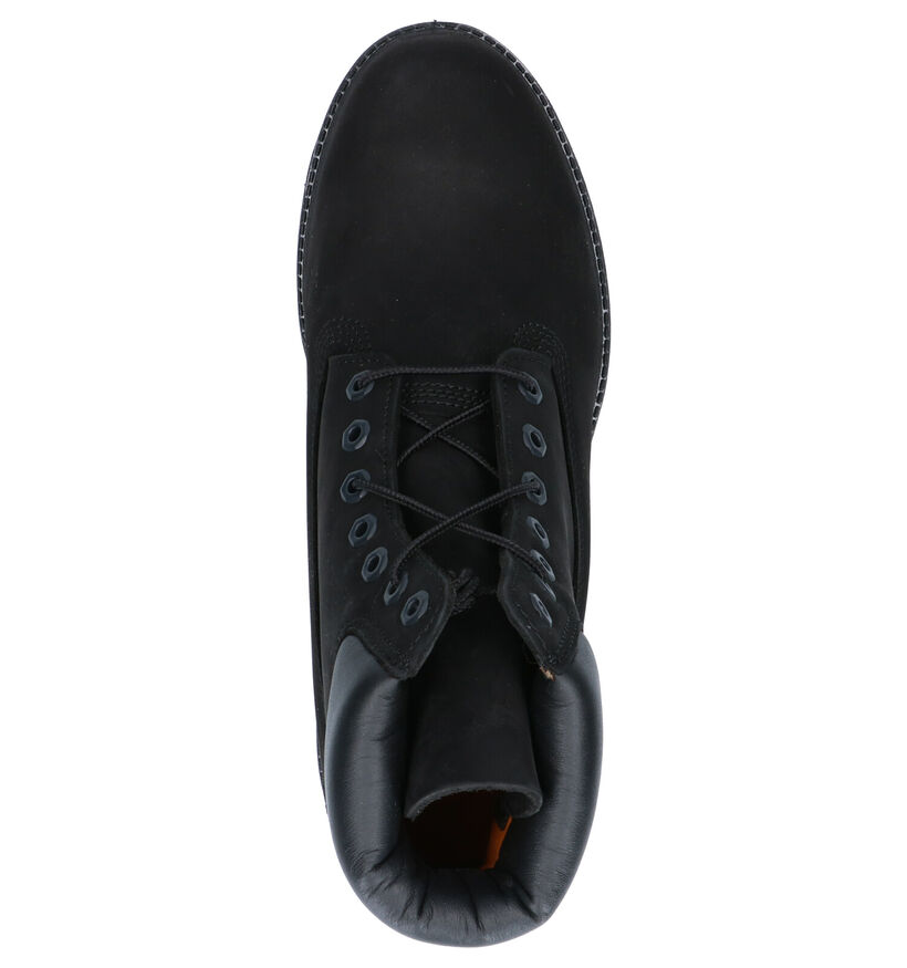 6 Inch Premium Bottines en Noir en nubuck (255315)