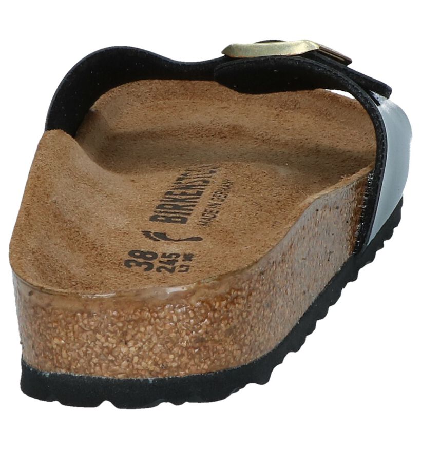 Birkenstock Madrid Nu-pieds en Noir pour femmes (302977)