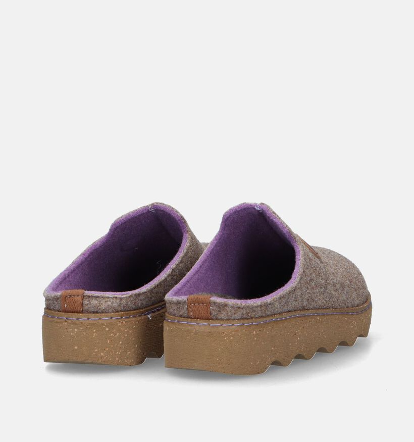 Rohde Foggia Taupe Pantoffels Voor Steunzolen voor dames (334265) - geschikt voor steunzolen