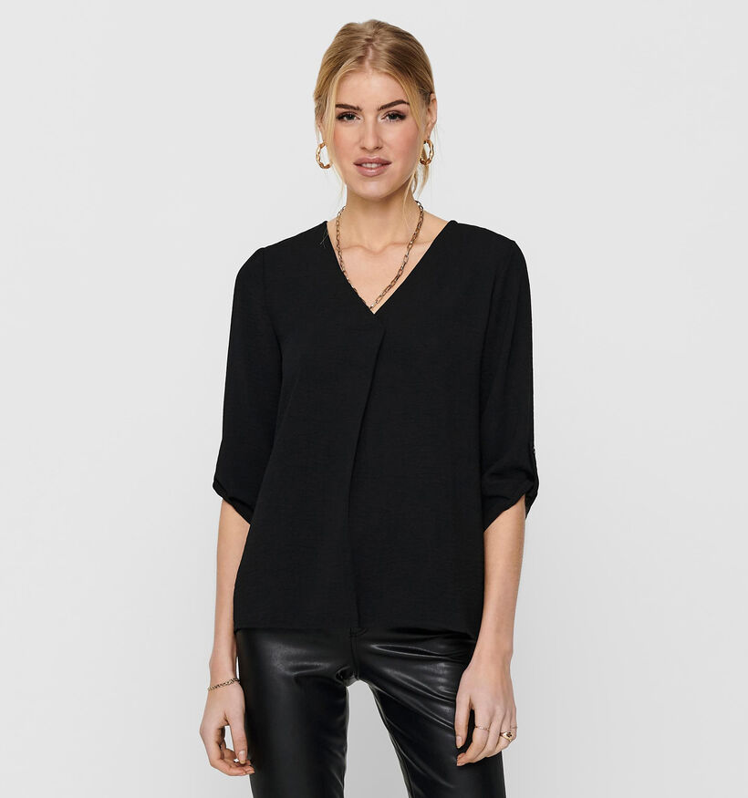 JDY Divya Blouse en Noir pour femmes (337688)