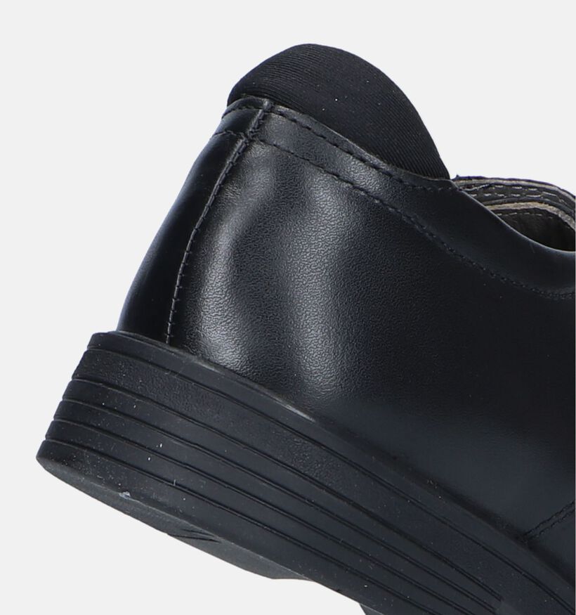 Geox Zheeno Chaussures à lacets en Noir pour garçons (328547) - pour semelles orthopédiques