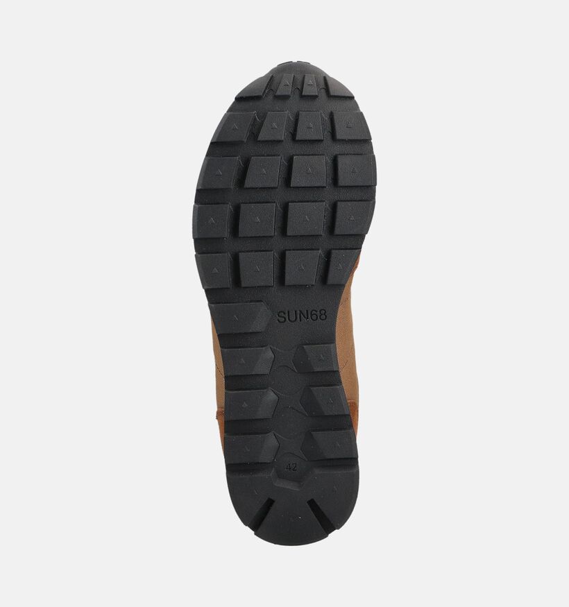 Sun68 Tom Solid Bruine Sneakers voor heren (361797) - geschikt voor steunzolen