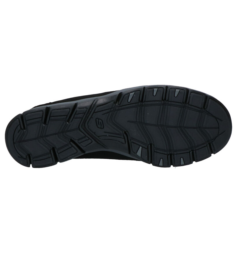Skechers Baskets basses en Noir en simili cuir (264495)