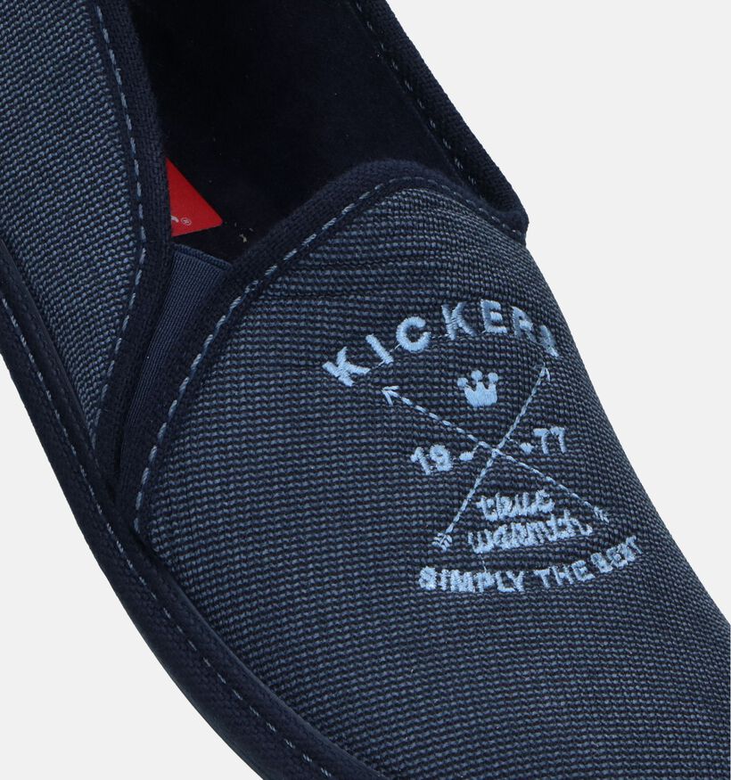 Kickers Pantoufles fermées en Bleu foncé pour hommes (292524)